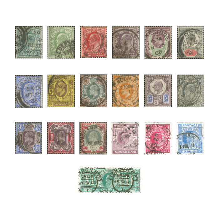 King Edward VII Complete Stamp Collection