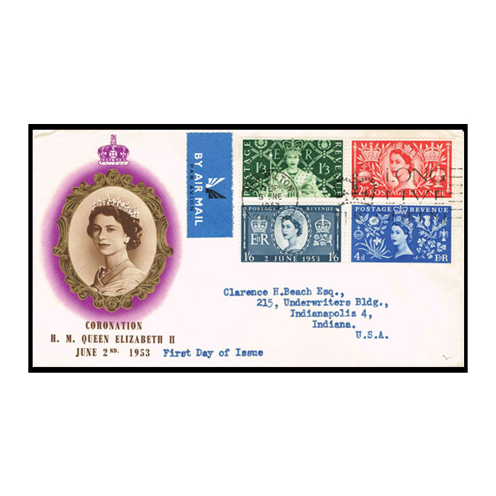 1953 Queen Elizabeth II Coronation First Day Cover